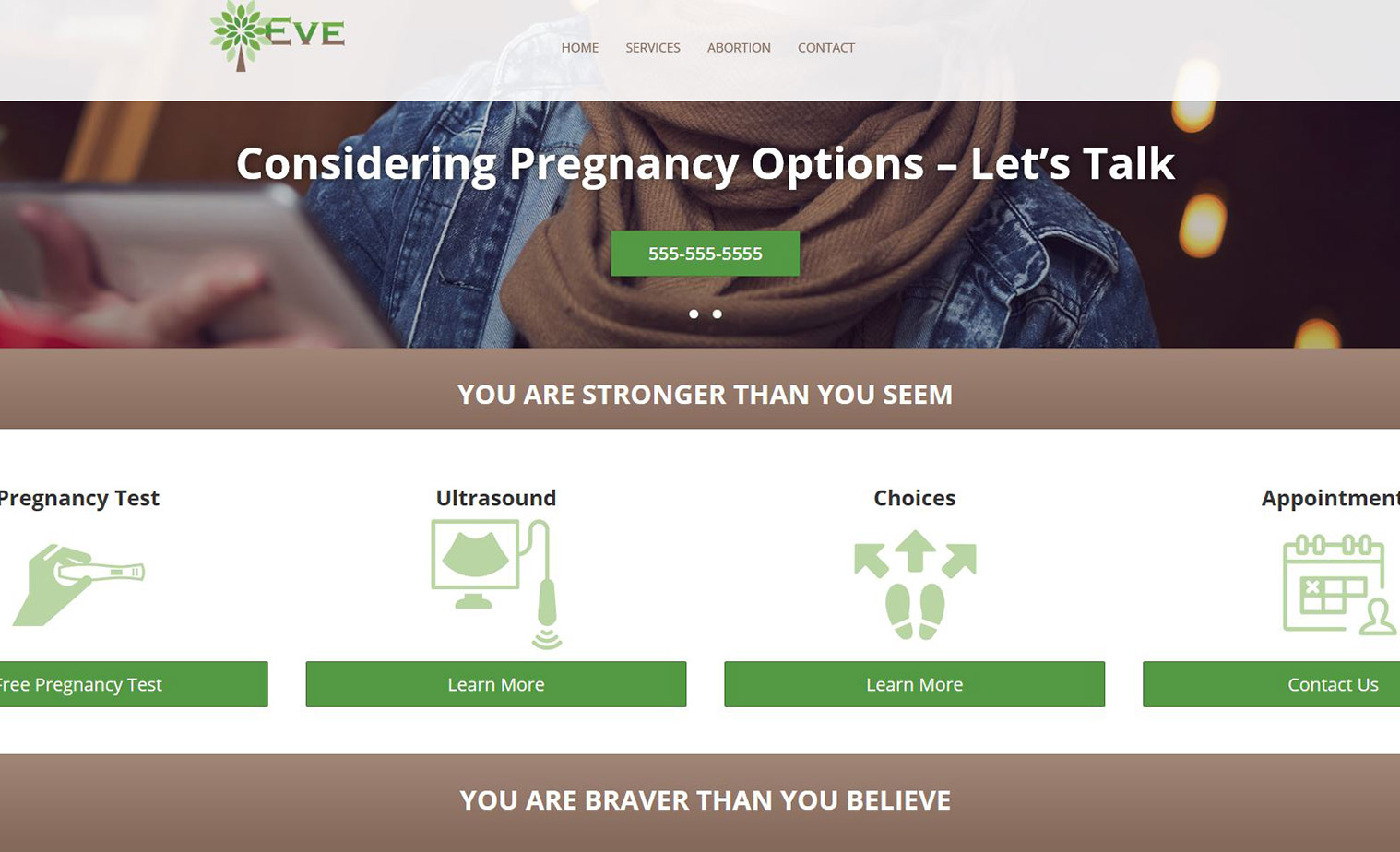 pregnancy center theme eve